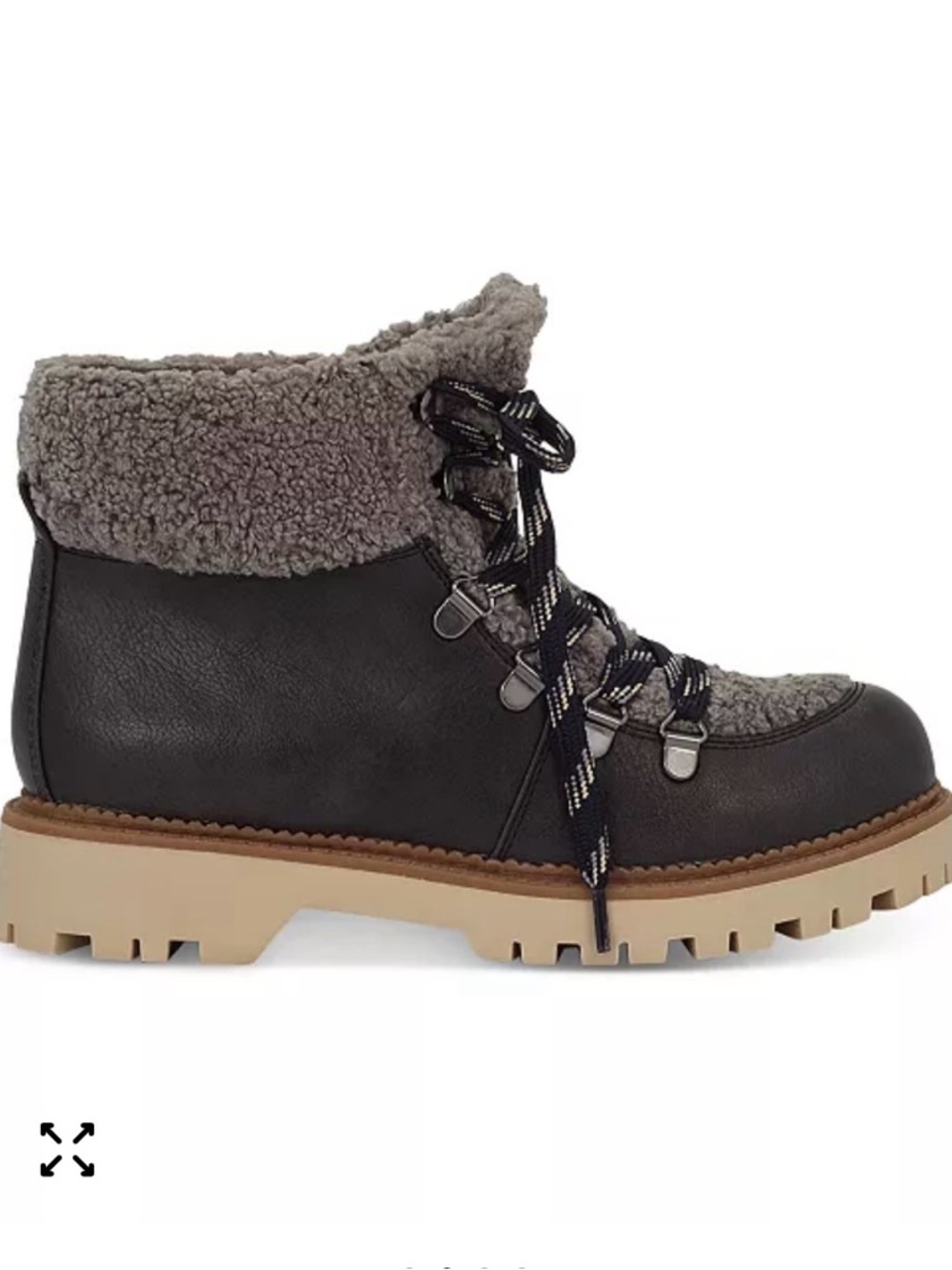 Circus By Sam Edelman Kilbourne Faux Fur Winter Boots Booties size 6.5